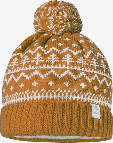 MAXIMO Beanie in Brown: front