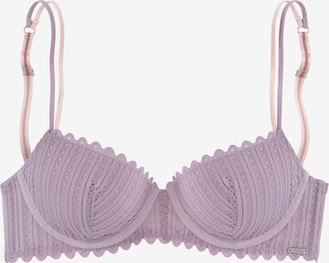 s.Oliver - Balconette Soutien em roxo: frente