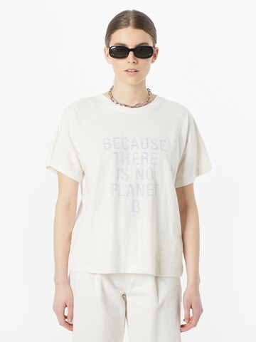 T-shirt 'STAALF' ECOALF en blanc : devant