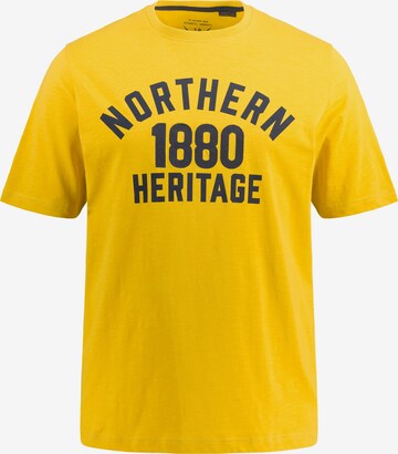 T-Shirt JP1880 en jaune : devant