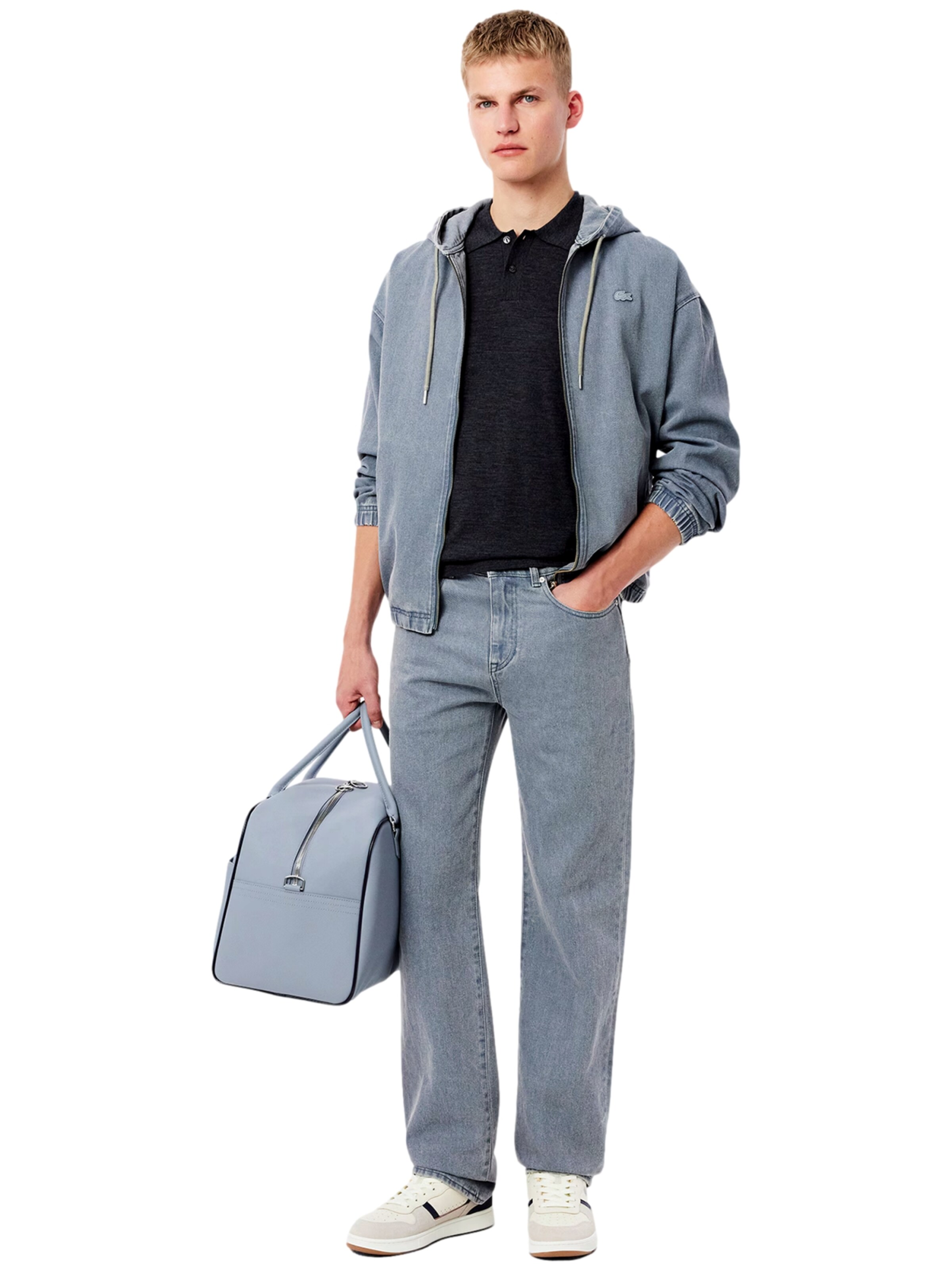 LACOSTE Sneaker low 'T-Clip Set' i hvid