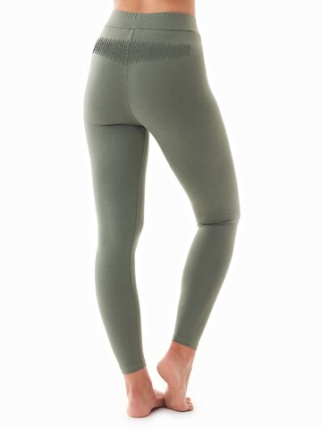 Organication Skinny Leggings in Grün