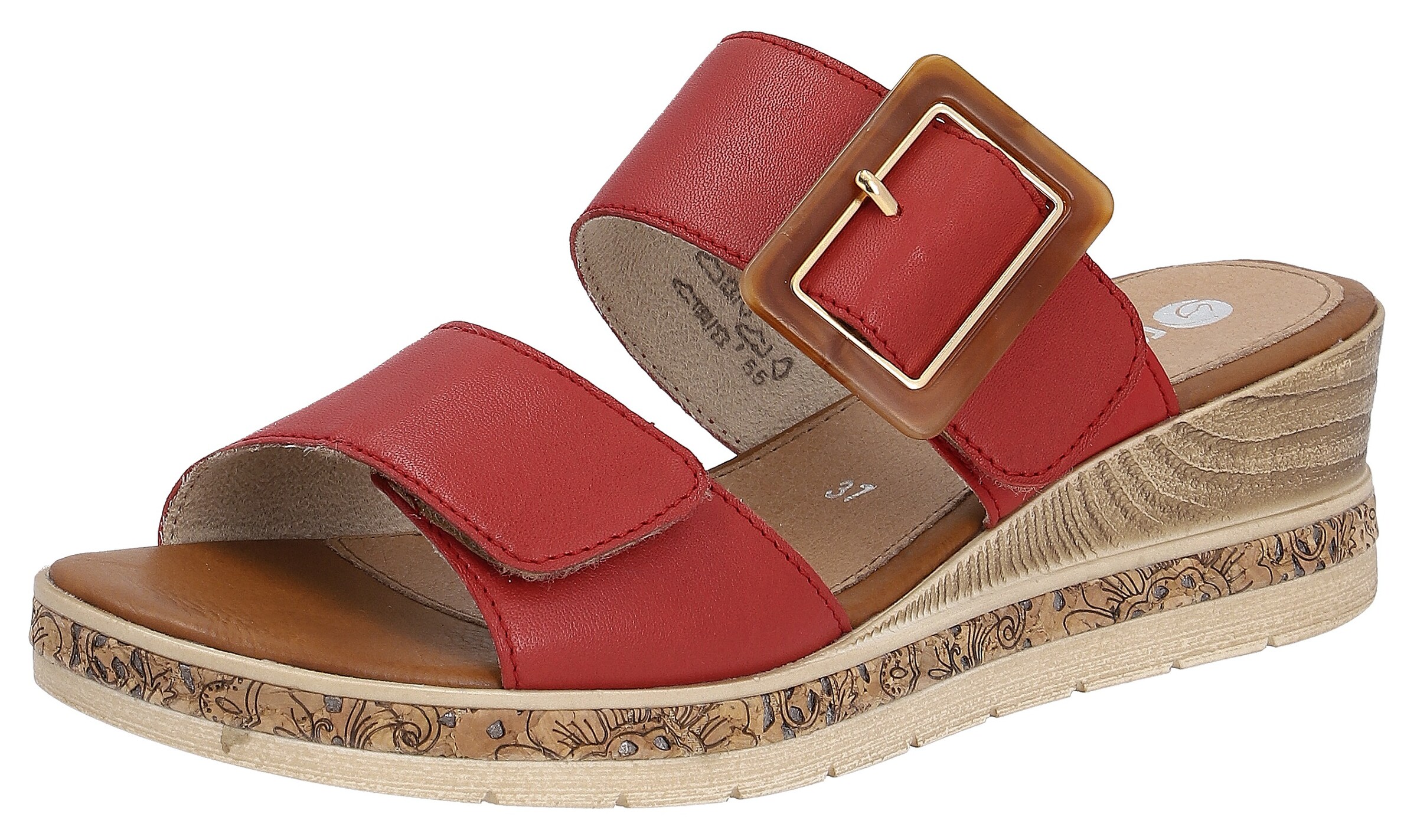 Mule REMONTE en rouge : devant