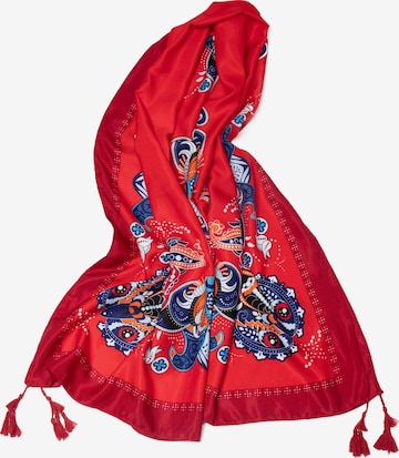 MayTree - Toalla de playa en rojo: frente
