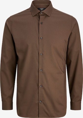 Camicia 'JPRBLAParker' di JACK & JONES in marrone: frontale