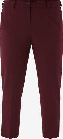 Coupe slim Pantalon TRIANGLE en rouge : devant