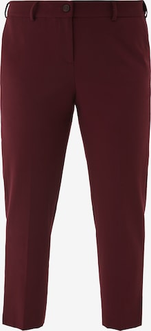 TRIANGLE Slim fit Pants in Red: front
