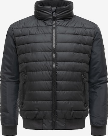 STONE HARBOUR Weatherproof jacket ' Eliaam XX ' in Black: front