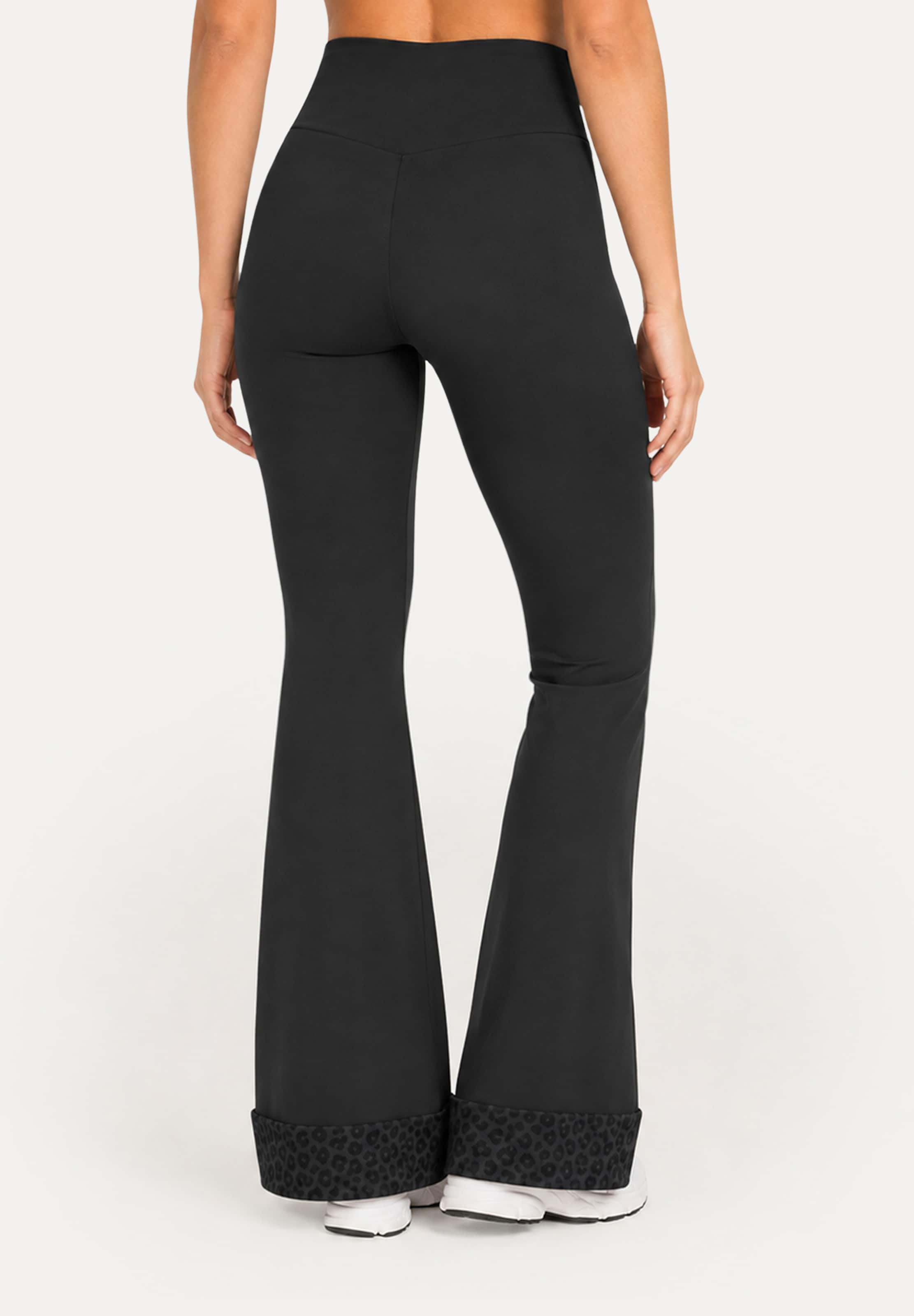 Coupe slim Leggings ' Lithara Solid ' Smilodox en noir