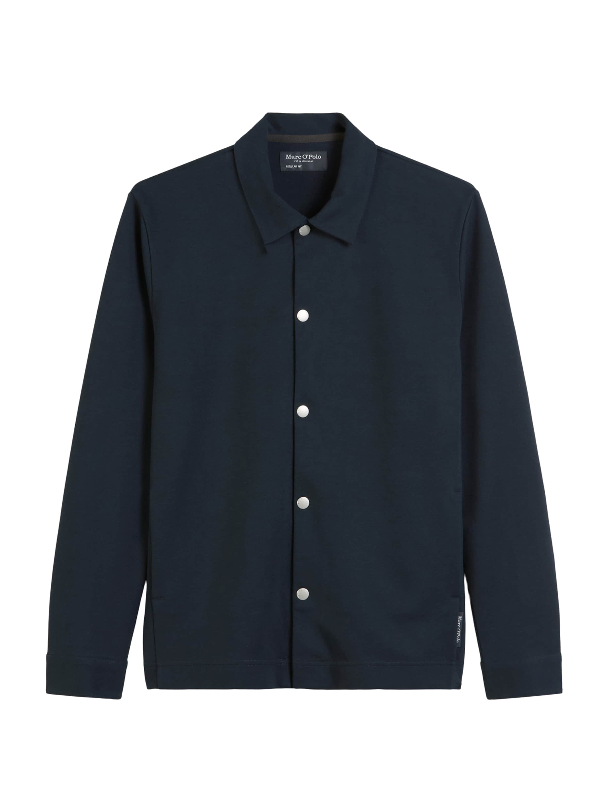 Marc O'Polo Regular fit Φθινοπωρινό και ανοιξιάτικο μπουφάν σε μπλε: μπροστά