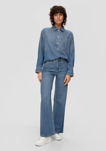 s.Oliver Wide Leg Jeans 'Suri' in Blau