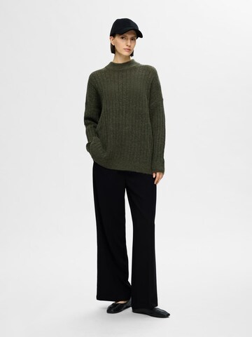 SELECTED FEMME Sweater 'MALINE' in Green