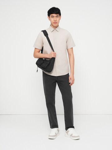 JACK & JONES Средняя посадка Рубашка 'JJEBREEZE' в Серый