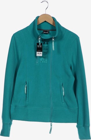 BENCH Sweatshirt & Zip-Up Hoodie in L in Green: front