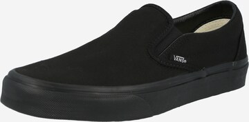 VANS - Zapatillas sin cordones 'Classic' en negro: frente