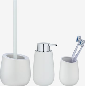 Wenko Bathroom Set 'Badi' in White: front