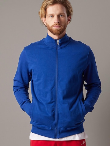 OWN Off With Nature - Sudadera con cremallera 'Felpa' en azul: frente