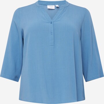 Camicia da donna 'ELLA' di EVOKED in blu: frontale