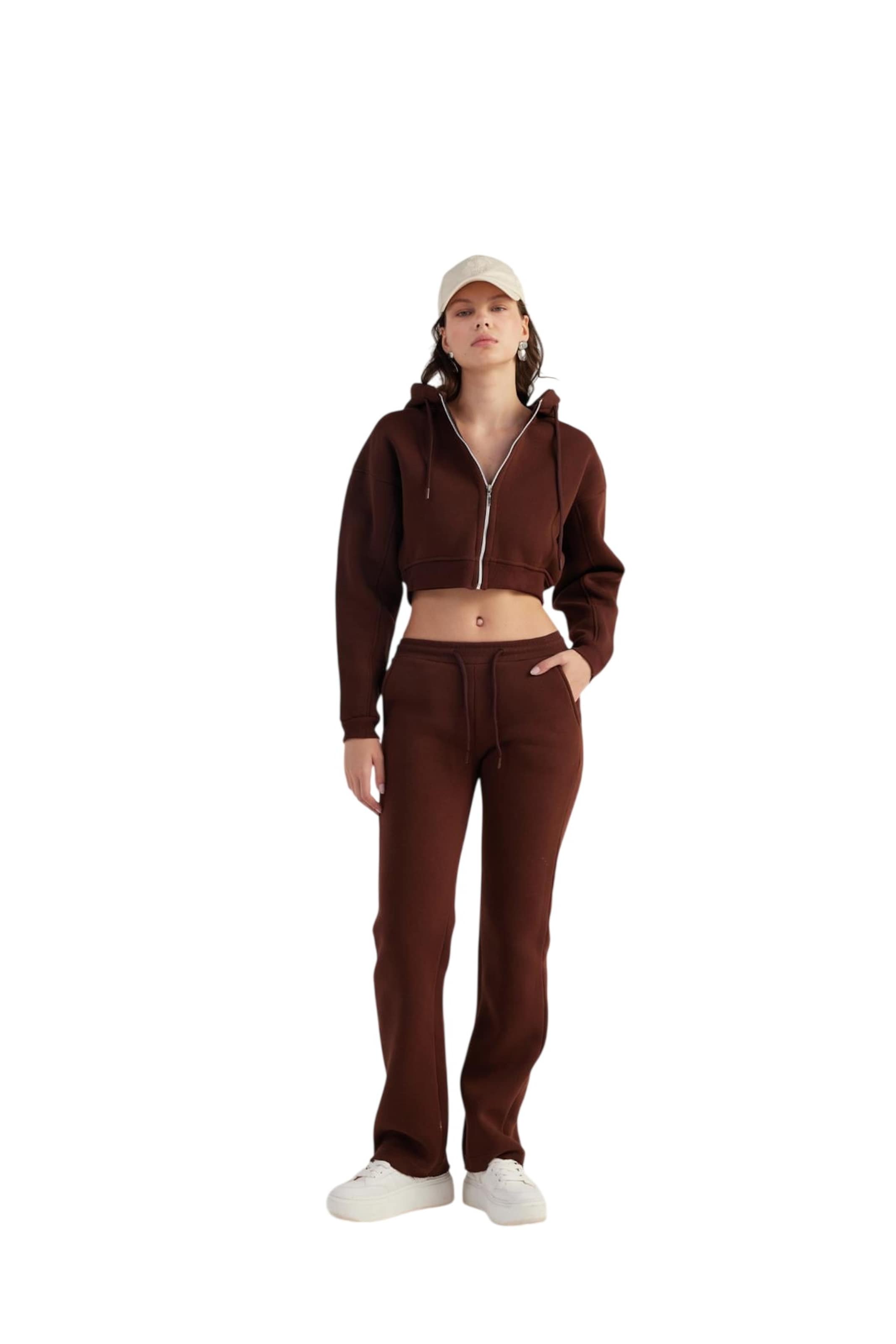HOLLY LOLLY Sweat jacket in Brown