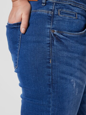 Noisy May Curve Skinny Jeans 'KIMMY' i blå