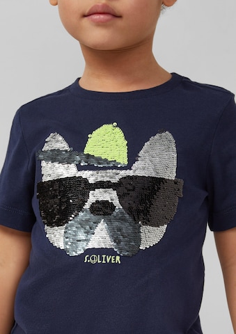 T-Shirt s.Oliver en bleu