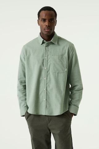 GARCIA Regular fit Overhemd in Groen: voorkant