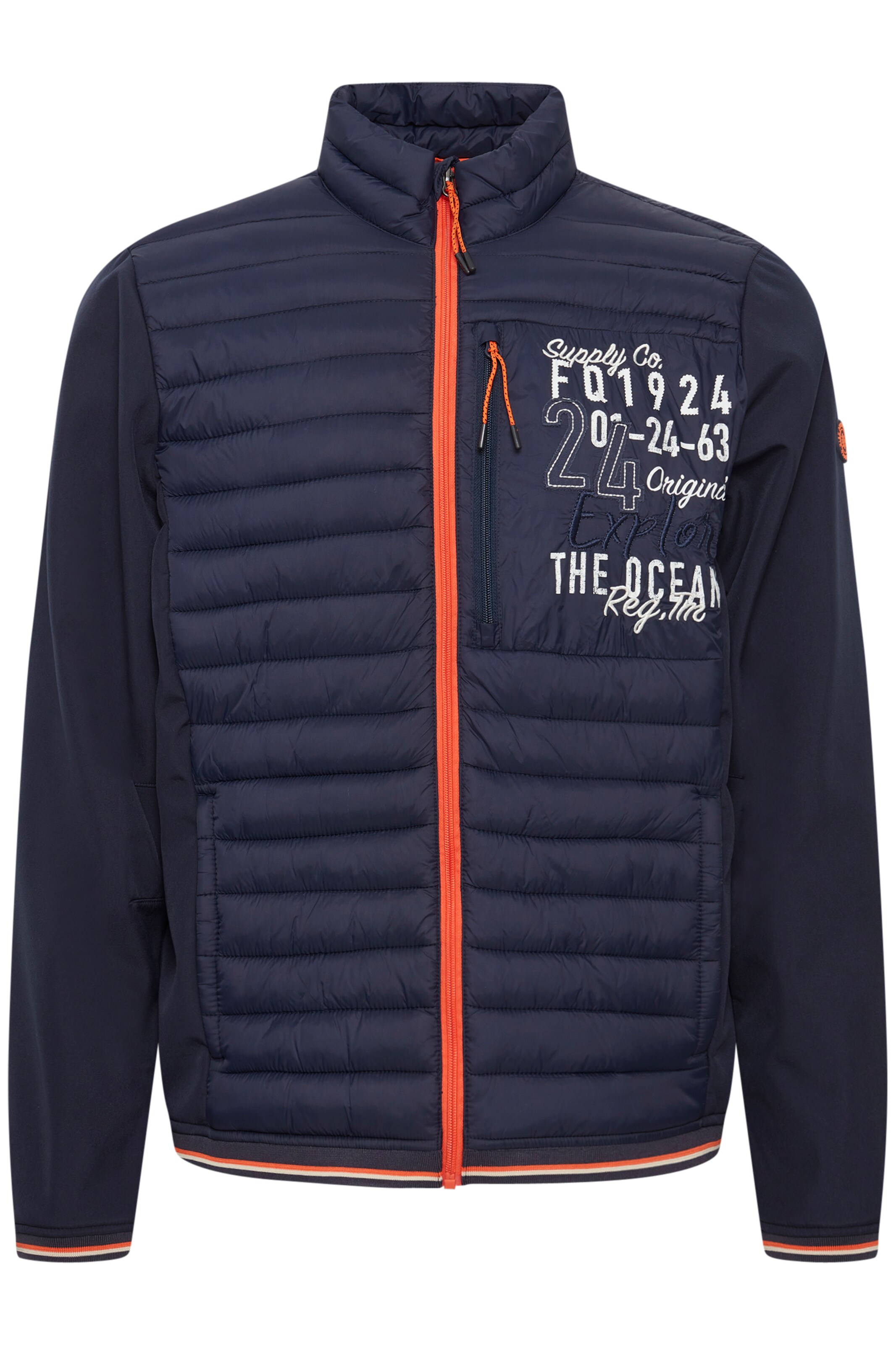 FQ1924 Between-season jacket 'Jano' in Blue: front