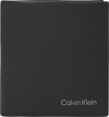 Portamonete 'Vital Trifold' di Calvin Klein in nero: frontale