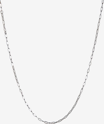 Kapten & Son Ketting 'Necklace Lock Silver' in Zilver: voorkant