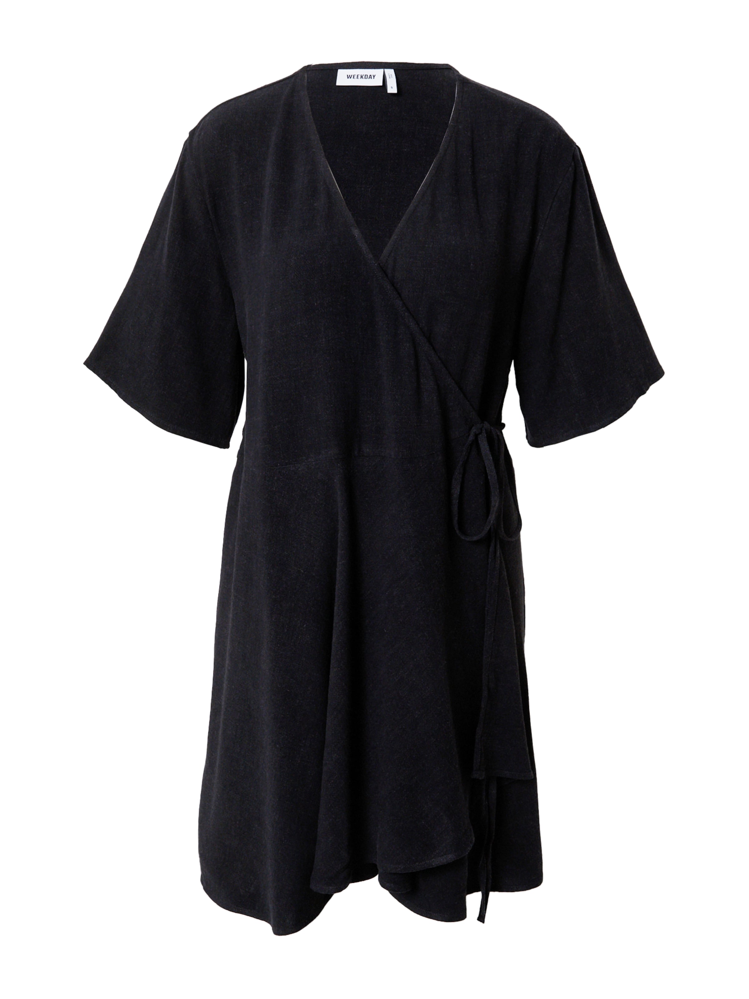WEEKDAY Φόρεμα 'Kimberly' σε μαύρο: μπροστά