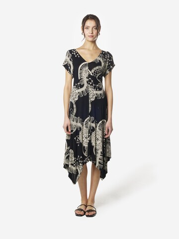 KOROSHI - Vestido em preto: frente