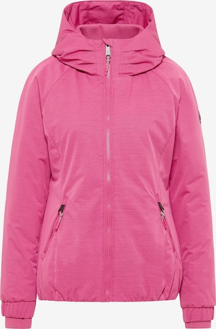 Ragwear Tussenjas 'Dizzie Warm' in Roze: voorkant