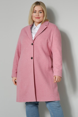 Manteau mi-saison Sara Lindholm en rose : devant