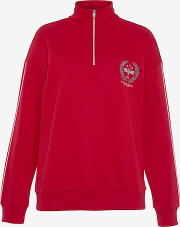 H.I.S Sweatshirt in Red: front