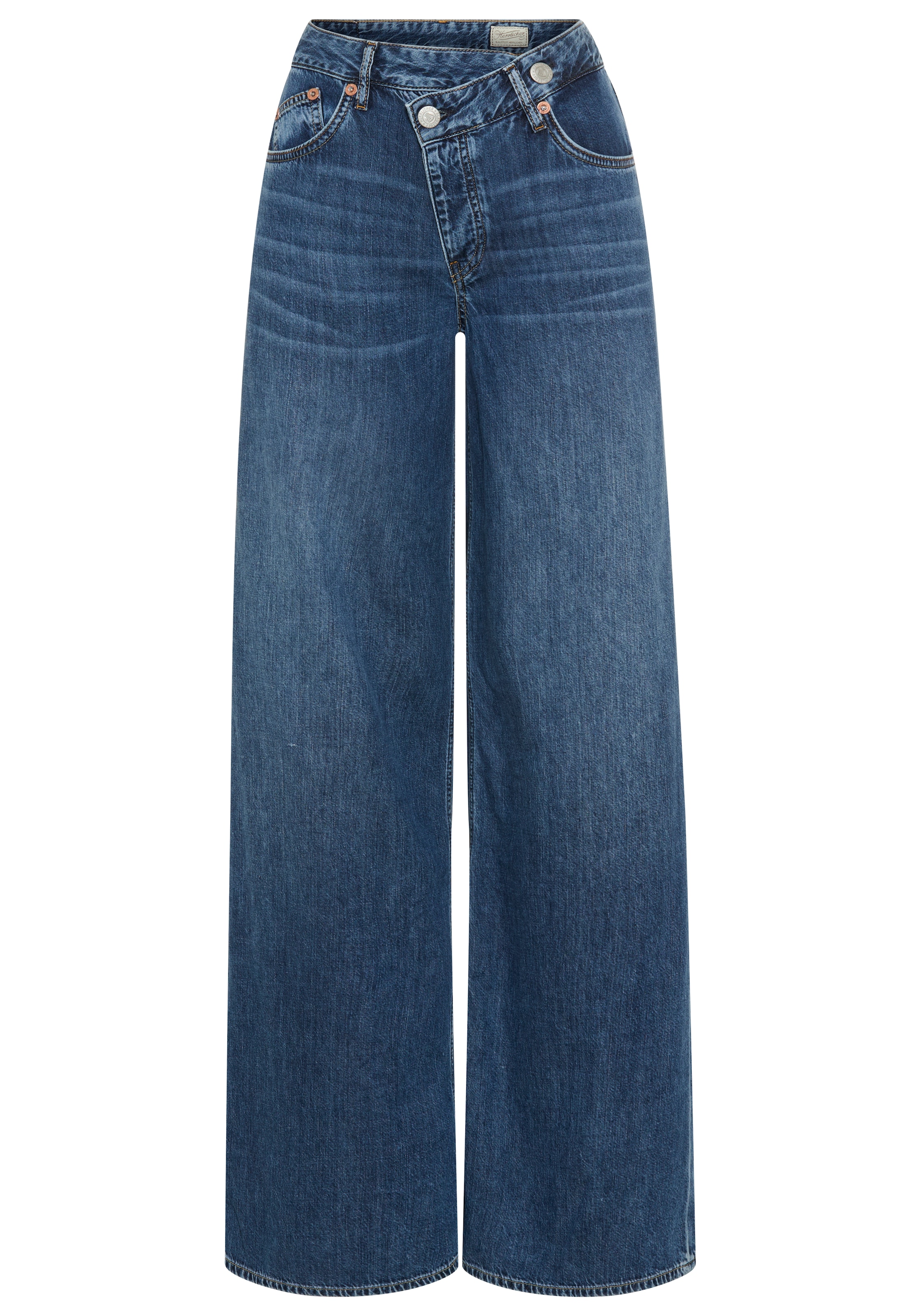 Herrlicher Wide Leg Jeans in Blau: Vorderseite