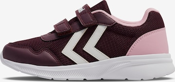 Baskets Hummel en rouge : devant