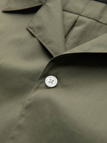 Ombre Comfort fit Button Up Shirt 'SHSS-0168' in Green