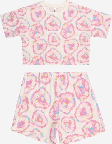 Lindex Piżama w kolorze różowy: przód