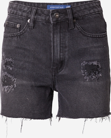 AÉROPOSTALE Regular Jeans 'OTHER' in Black: front