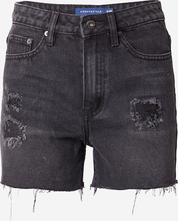 AÉROPOSTALE Regular Shorts 'OTHER' in Schwarz: predná strana