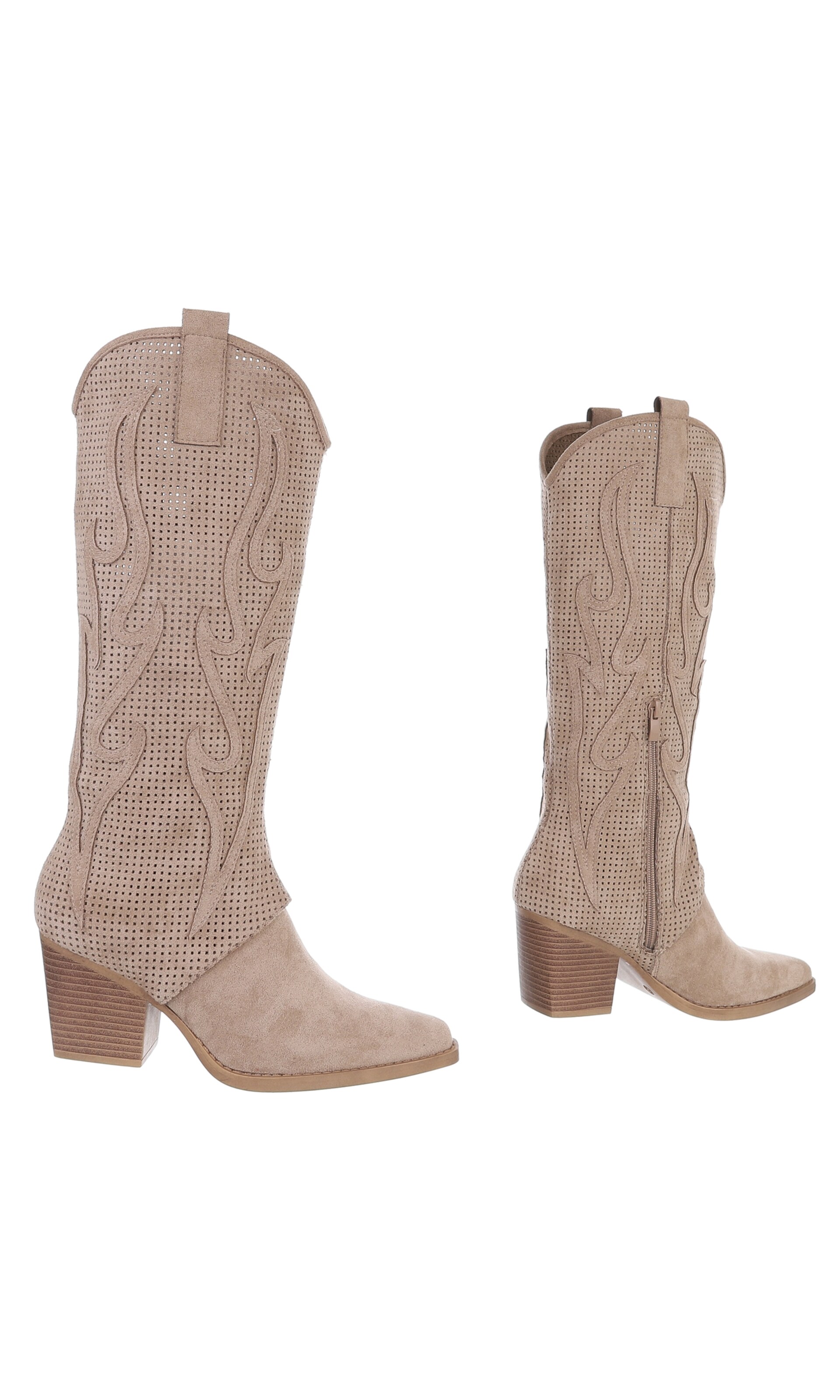 Ital-Design Cowboy Boots in Brown