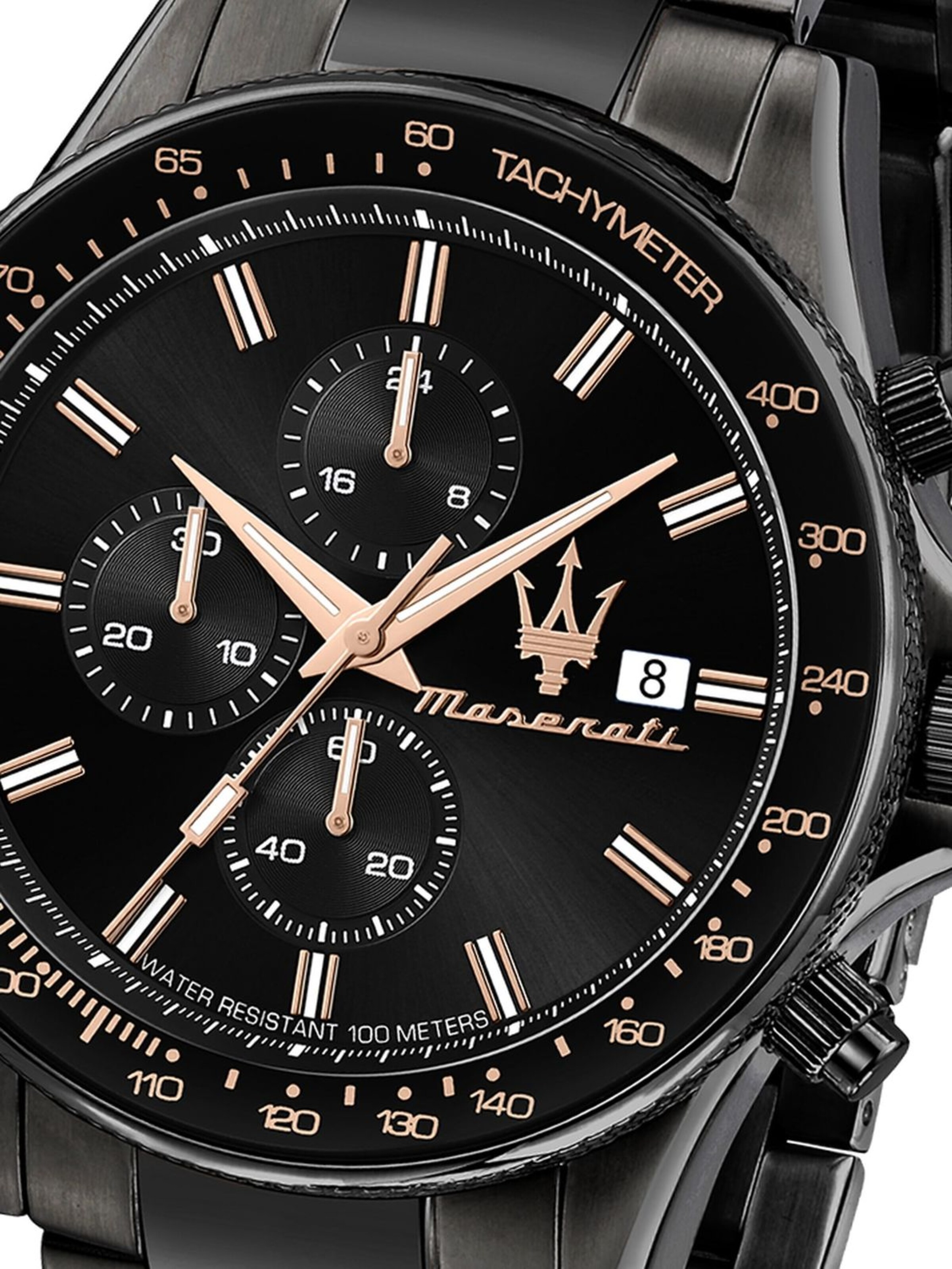Maserati Analoog horloge in Zwart