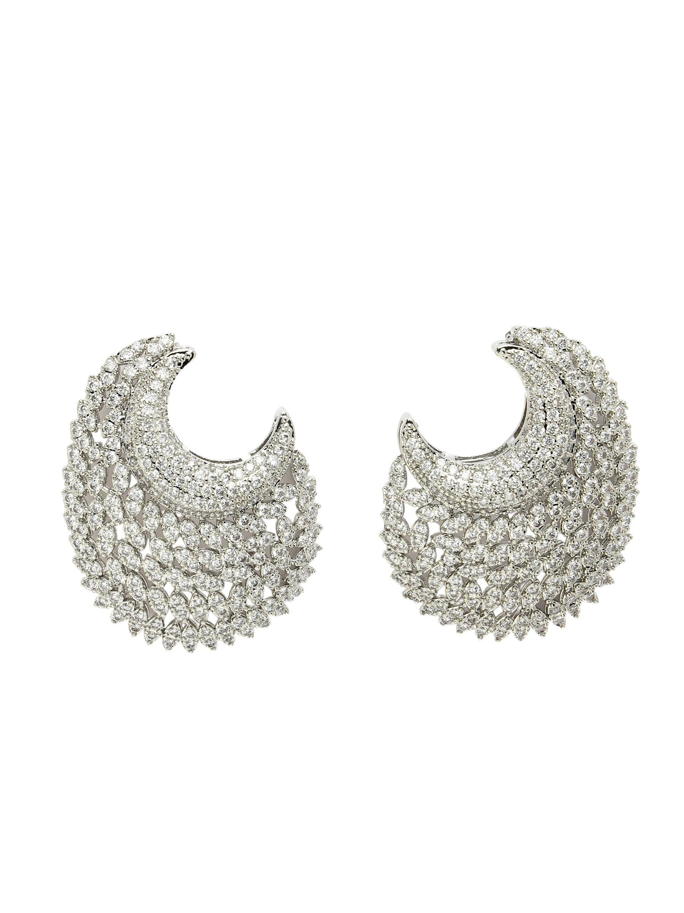 AVANT-GARDE PARIS - Pendientes 'Sabineka' en plata: frente