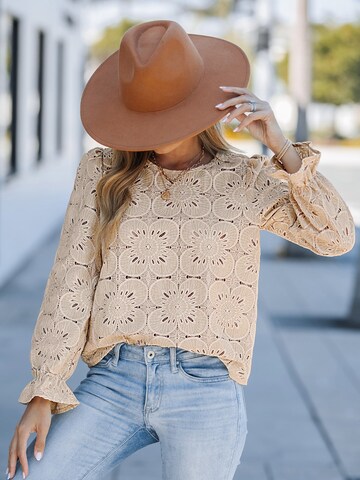 Cupshe Blouse 'CAA04D2F027GG' in Beige