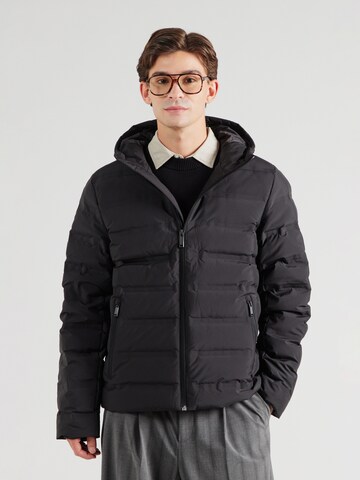 Geacă de iarnă de la Calvin Klein pe negru: față
