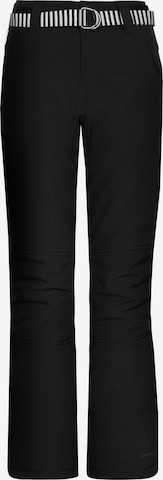 Coupe slim Pantalon de sport 'RAMI' PROTEST en noir : devant