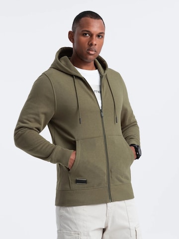 Ombre Sweatvest 'OM-SSBZ-0160' in Groen