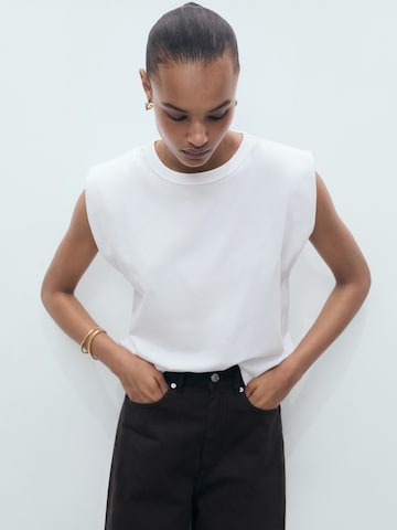 MANGO Shirts 'VIRI' i hvid: forside