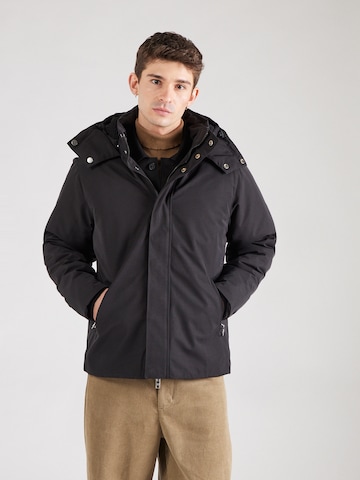Embassy of Bricks and Logs Winter jacket 'Ridgefield' in Black: front