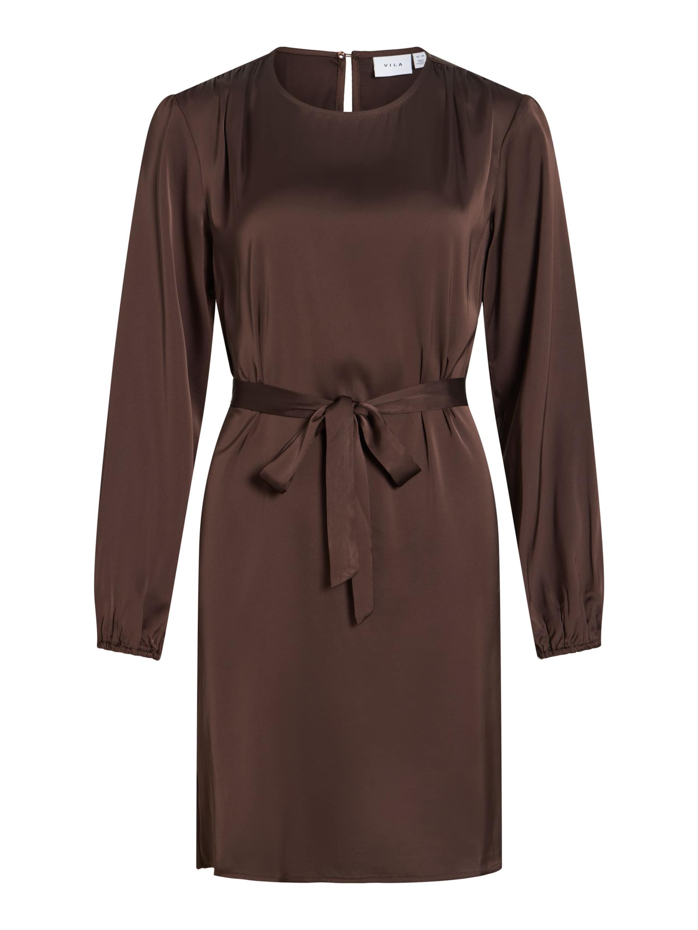 VILA Dress 'VIEnna' in Brown: front
